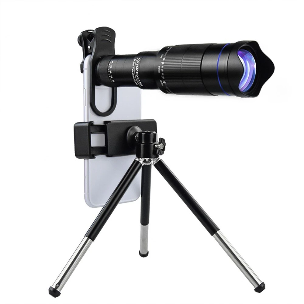 Zoom Phone Camera HD Lens 40X Long Focus Telephoto Monocular Telescope Optical Glass ED FMC BAK4 with Tripod BT Shutter (image for) Zoom Phone Camera HD Lens 40X Long Focus Telephoto Monocular Telescope Optical Glass ED FMC BAK4 with Tripod BT Shutter